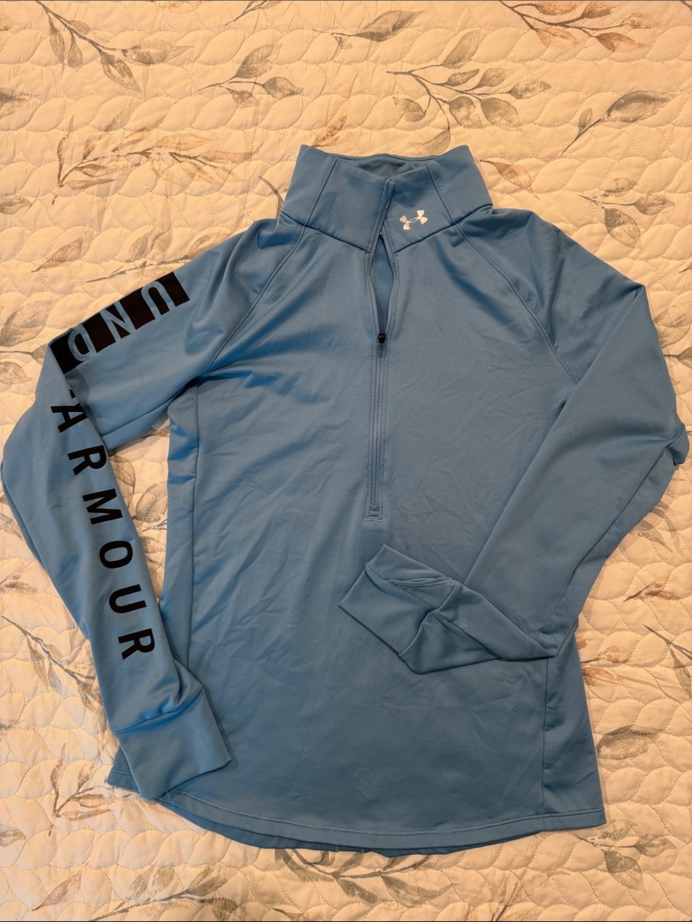 Under Armour Light Blue Quarter-Zip Women's Performance Pullover